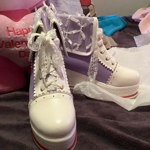 Lolita cosplay boots  brand new never been worn